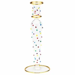 Bougeoir Confetti en verre