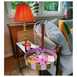 Bougeoir Jane en verre | Violet