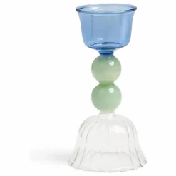 Bougeoir Perle | Bleu