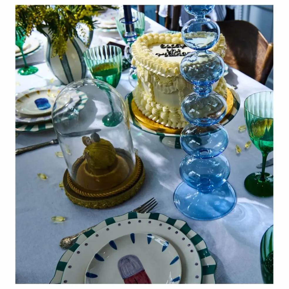 Bougeoir Stone Balloon | Bleu