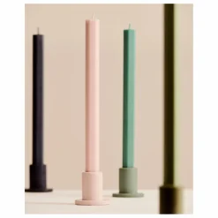 Bougeoir Tube | Rose pâle