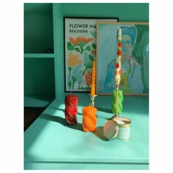 Bougie Blunt twisted - 9cm | Orange