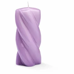 Bougie Blunt twisted - 15cm | Violet