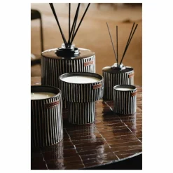 Bougie Coupe Zébré - Mandarine Majorelle