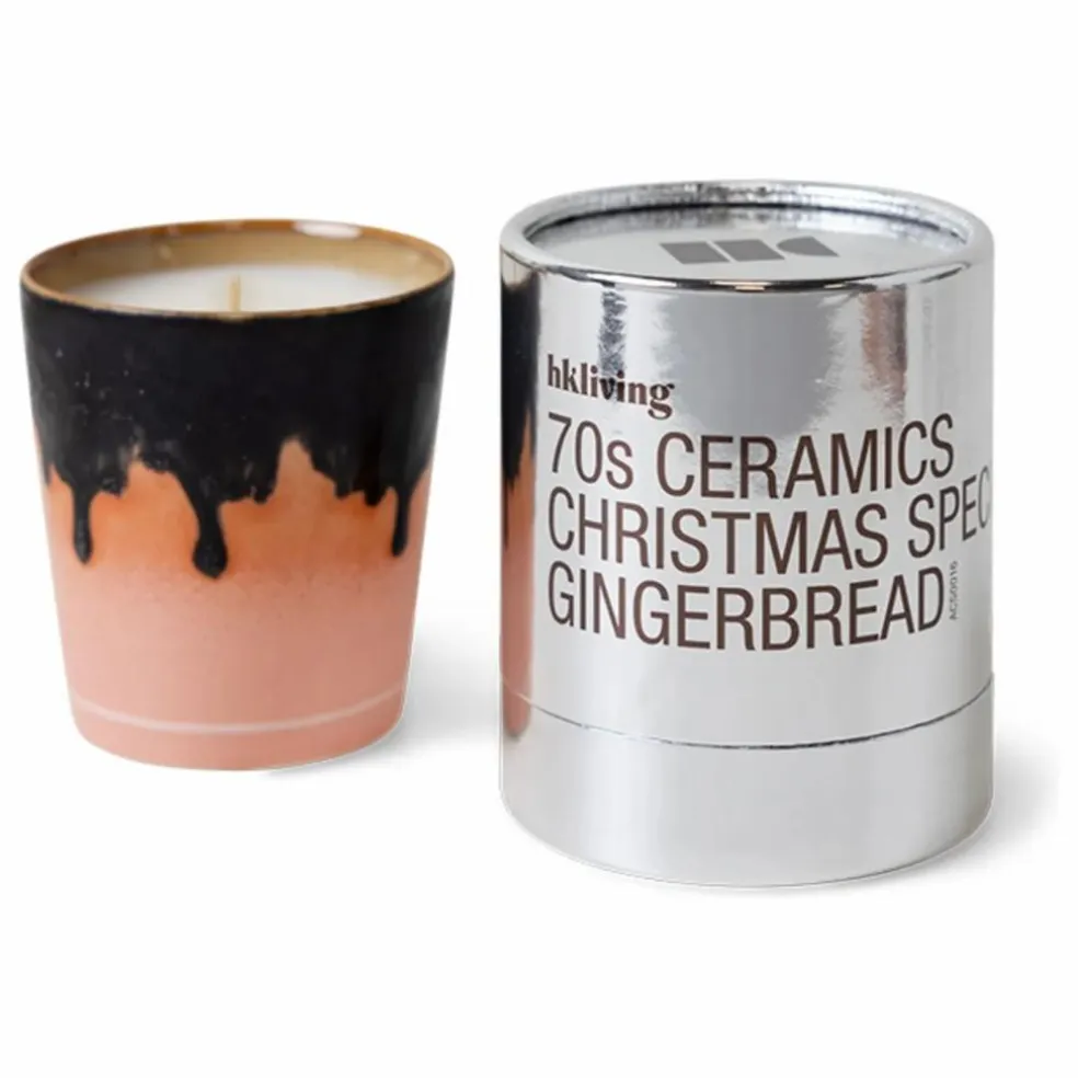 Bougie en grès Gingerbread