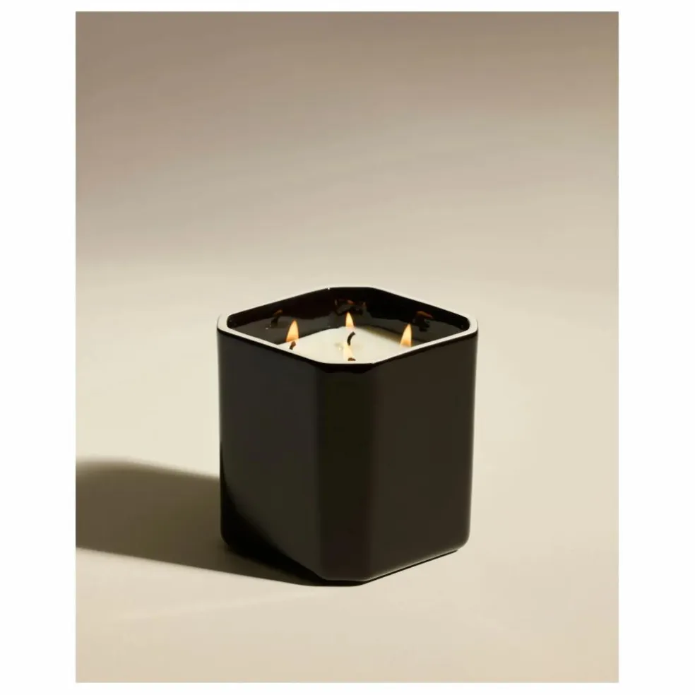 Bougie Facette - Ambre noire