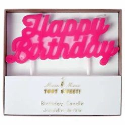 Bougie Happy Birthday