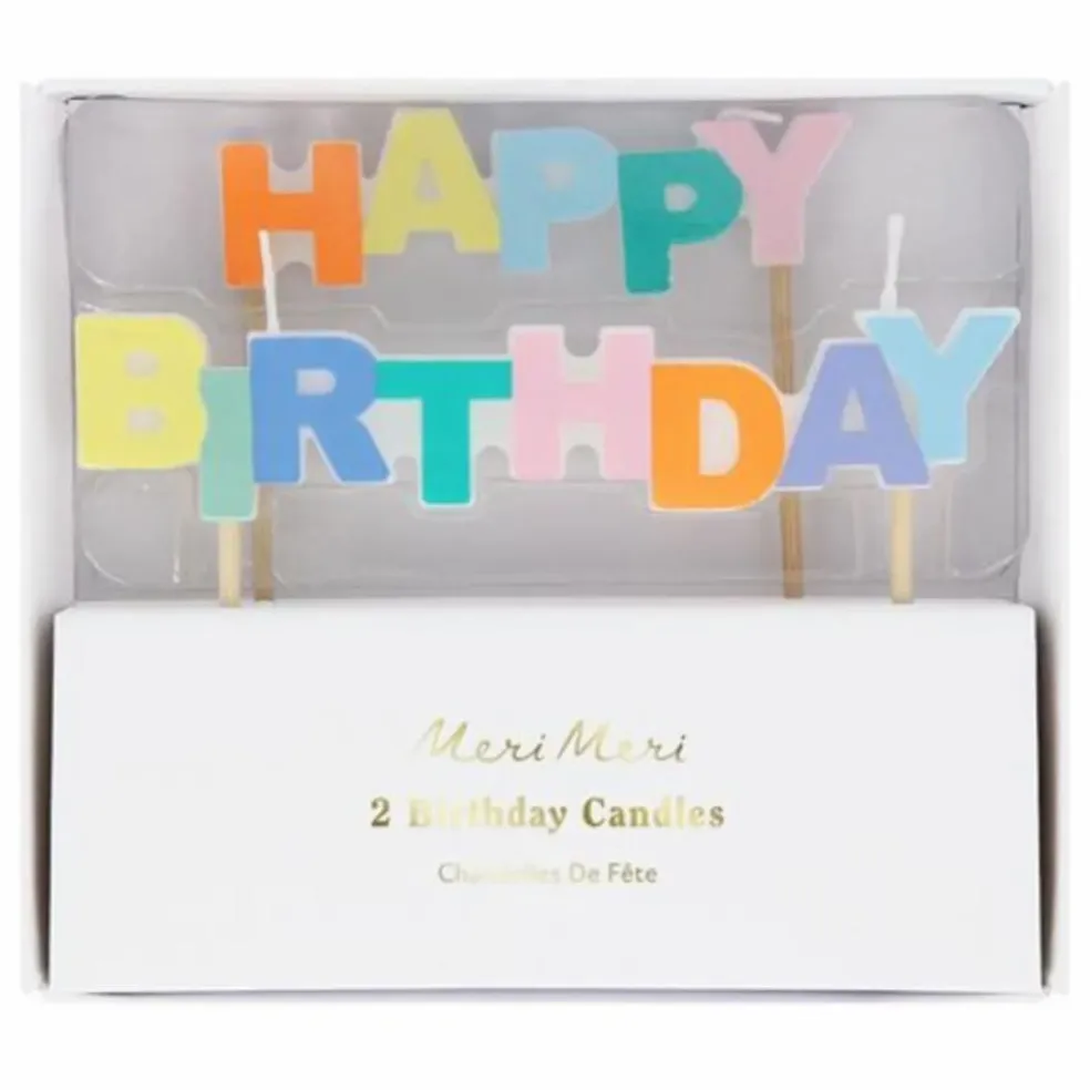 Bougie Happy Birthday