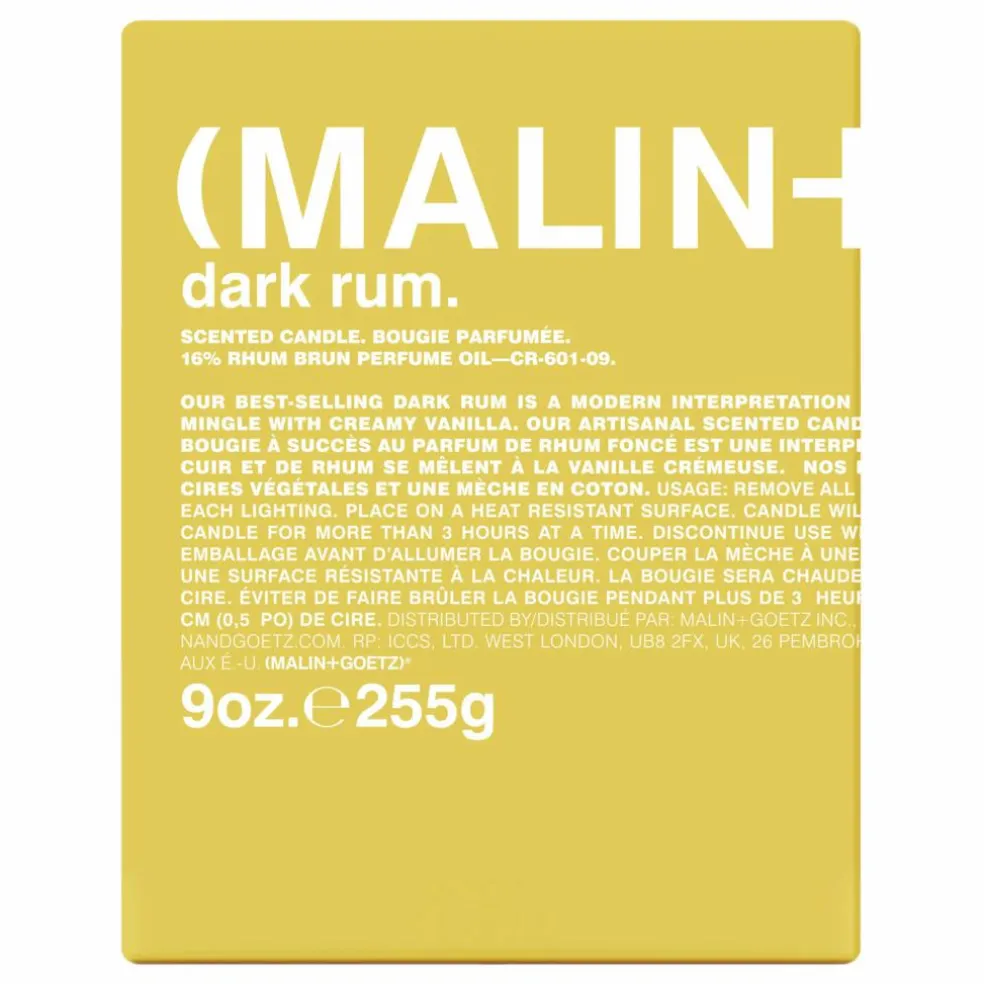 Bougie parfumée au Rhum brun - 260 g