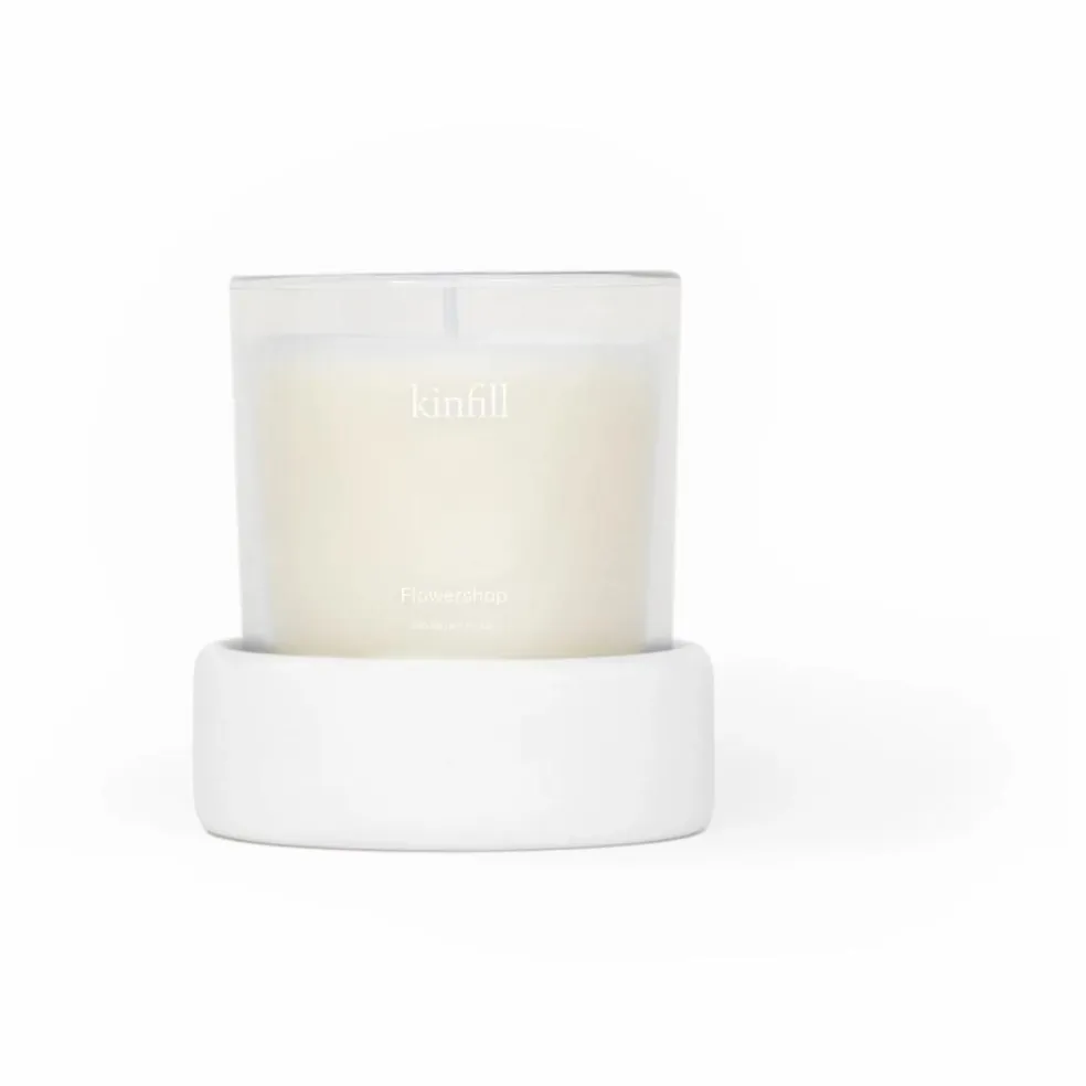 Bougie parfumée Flowershop | Blanc