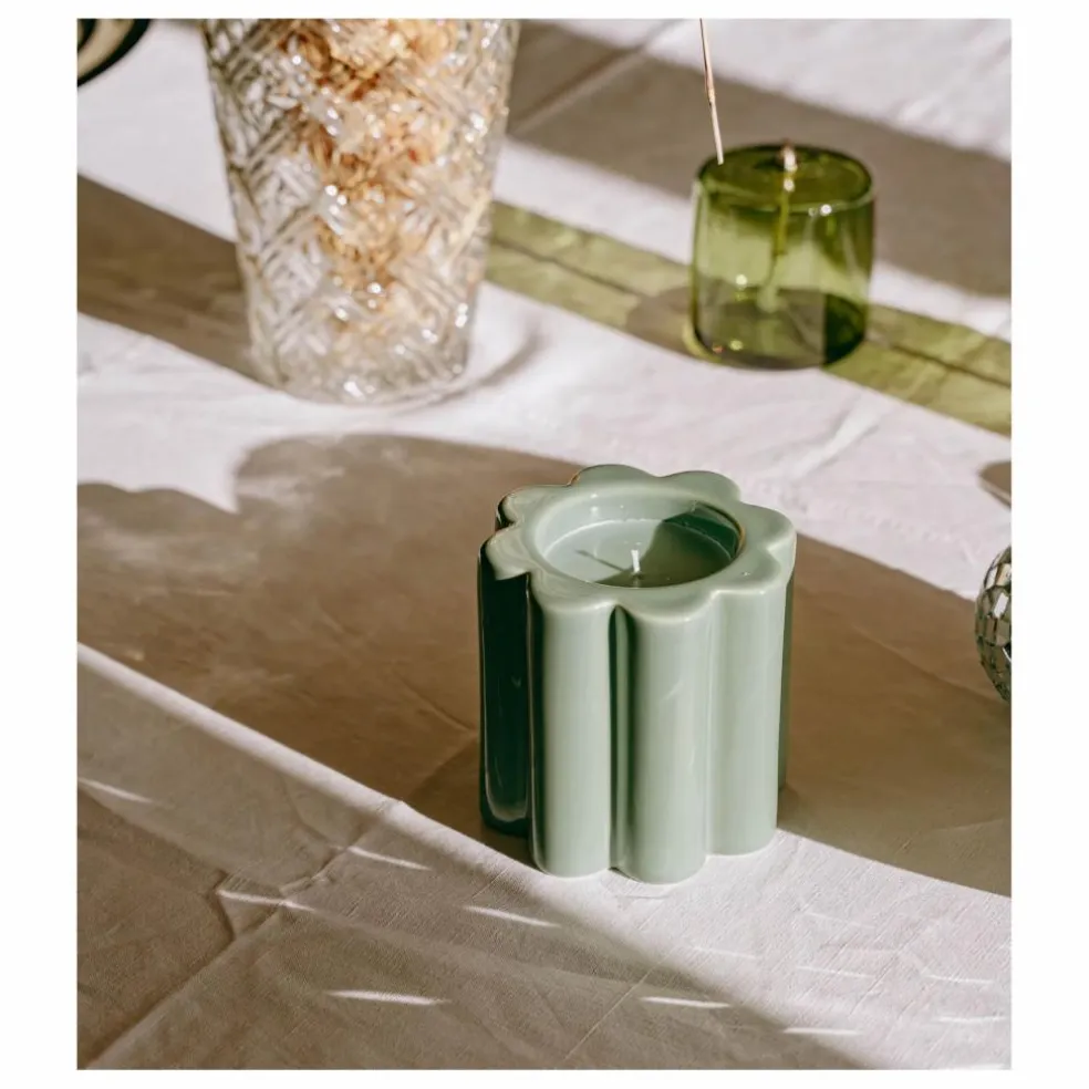 Bougie parfumée La Candela senteur fleur d'oranger | Vert amande
