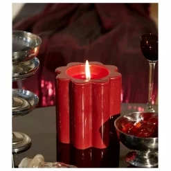 Bougie parfumée La Candela senteur santal | Rouge