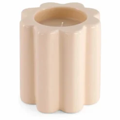 Bougie parfumée La Candela senteur feu de bois | Crème