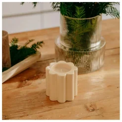 Bougie parfumée La Candela senteur feu de bois | Crème