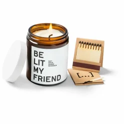 Bougie parfumée orange et encens - 180 ml