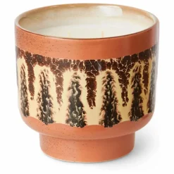 Bougie 70s ceramics Kyoto | Marron