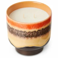 Bougie 70s ceramics Tulum | Orange