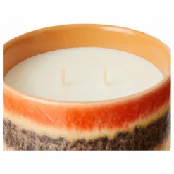 Bougie 70s ceramics Tulum | Orange