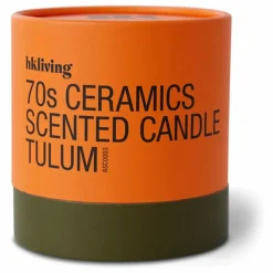 Bougie 70s ceramics Tulum | Orange