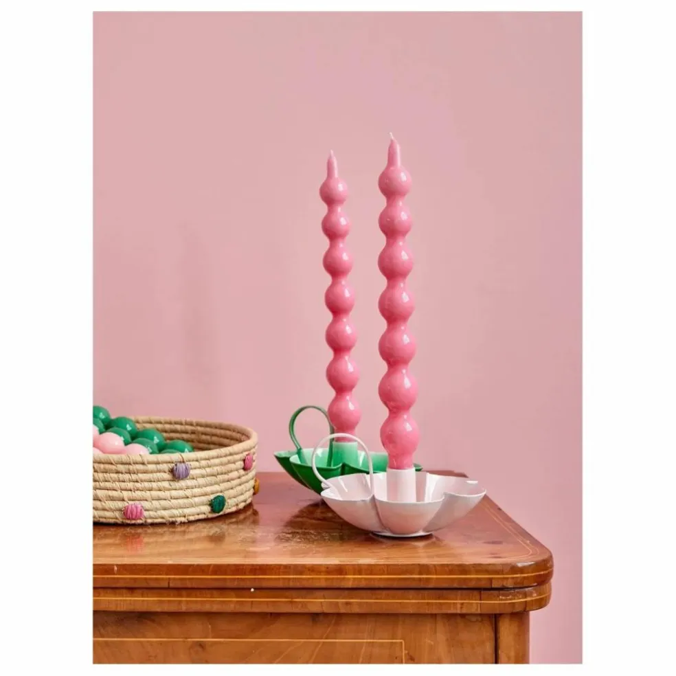 Bougies - Set de 2 | Rose fuschia
