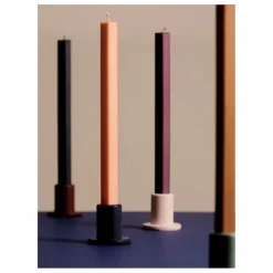 Bougies carrées - Set de 4 | Rouge