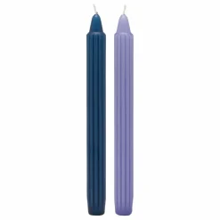 Bougies Cleo - Set de 2 | Bleu