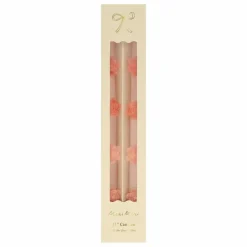 Bougies Fleurs - Set de 2