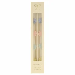 Bougies Fleurs - set de 2 | Pastel