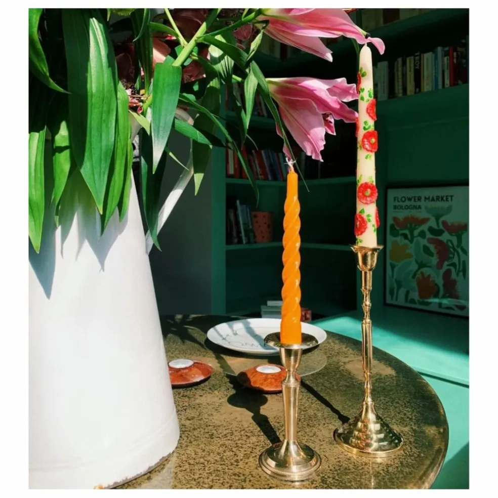 Bougies Flower - Set de 2