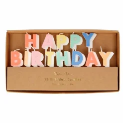 Bougies Happy Birthday - Set de 13