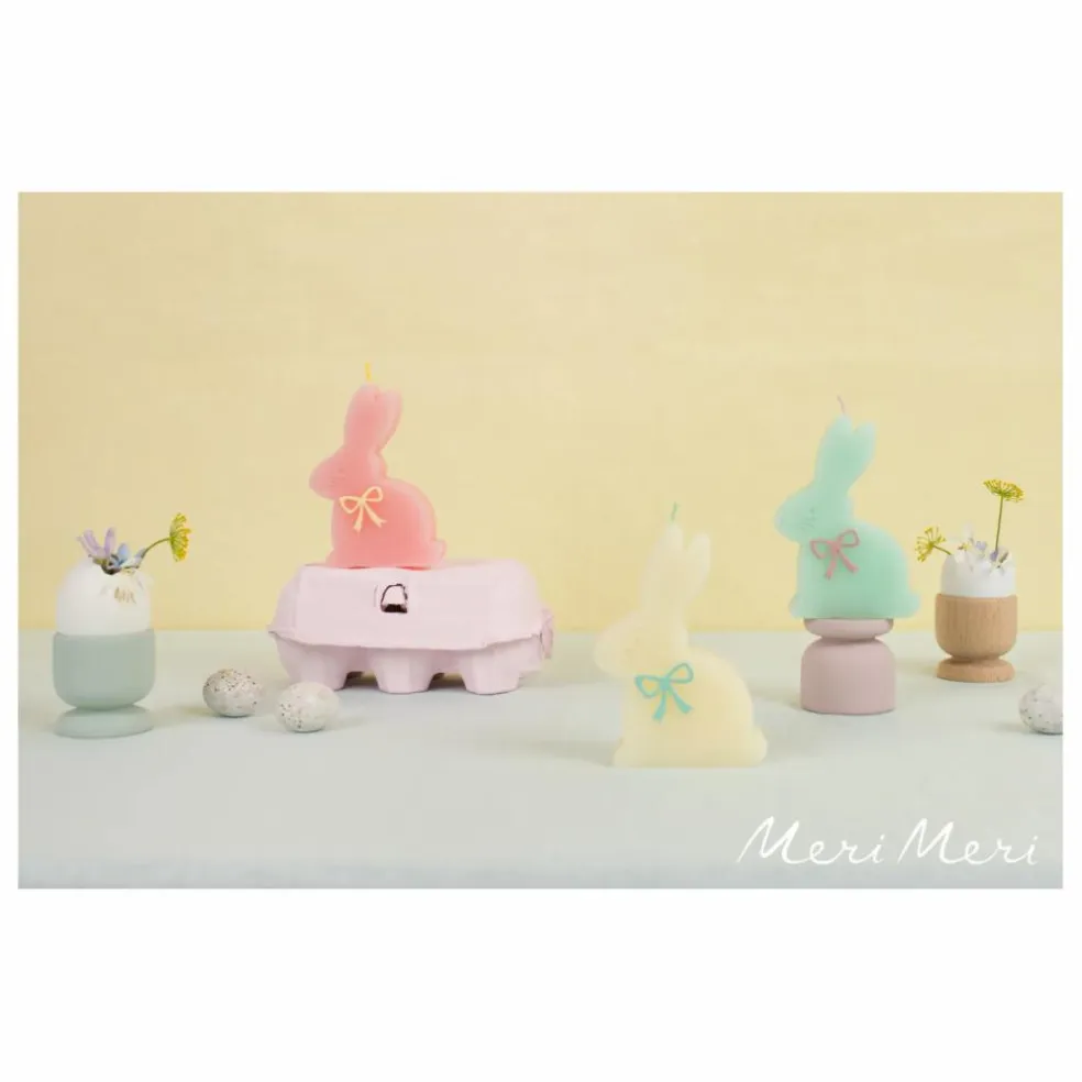 Bougies Lapin - Set de 3 | Pastel
