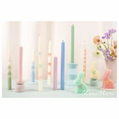 Bougies Lapin - Set de 3 | Pastel