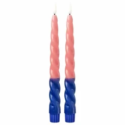 Bougies LED - Set de 2 | Corail