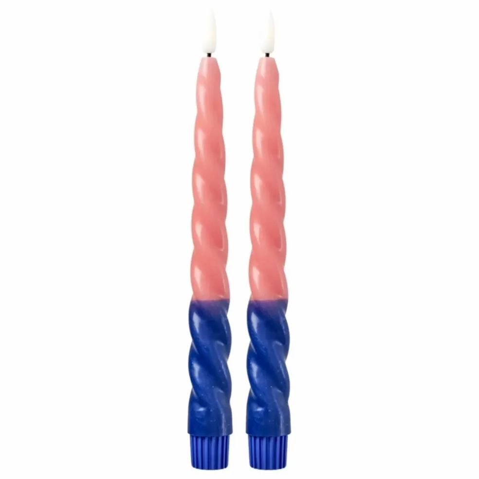 Bougies LED - Set de 2 | Corail