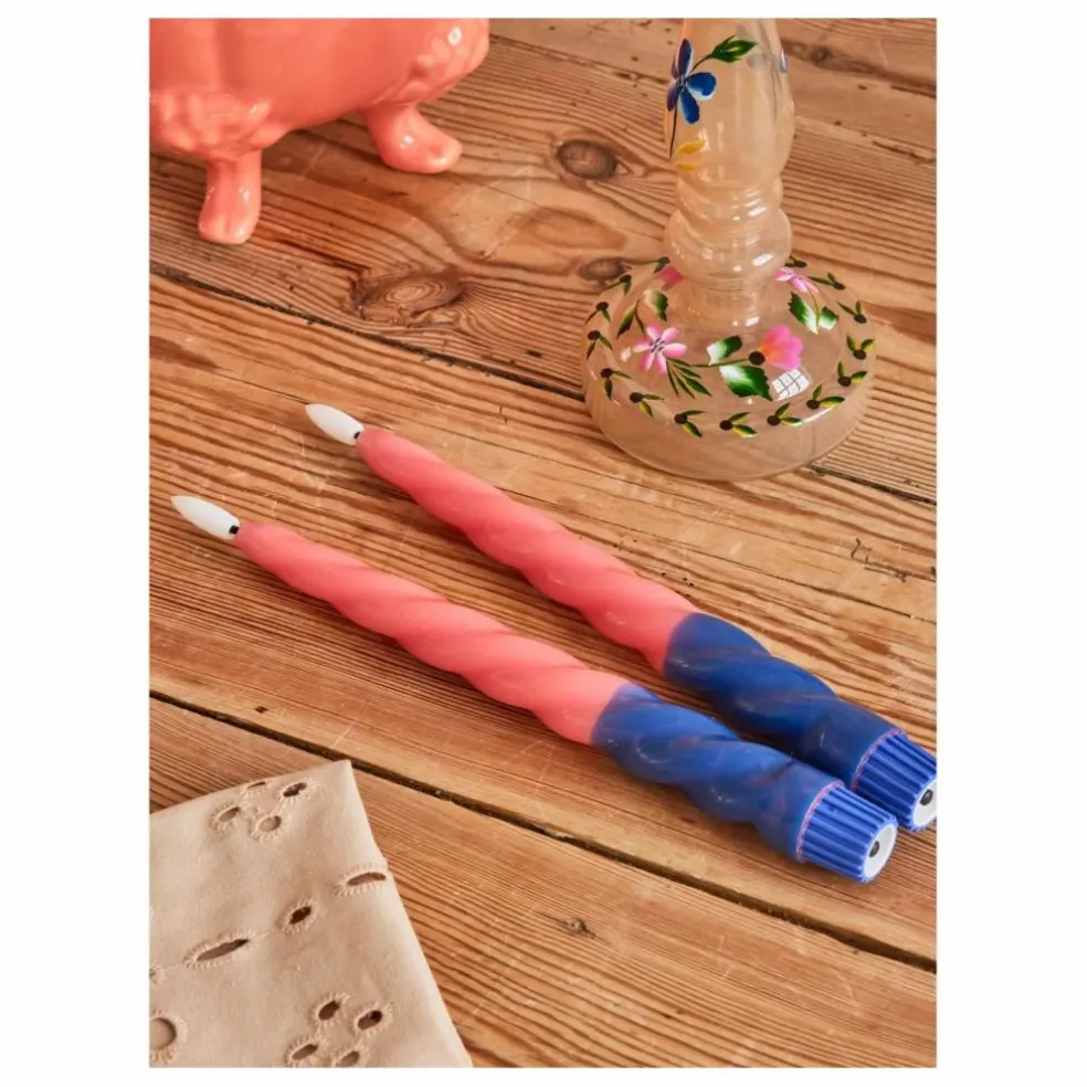 Bougies LED - Set de 2 | Corail