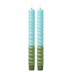 Bougies LED - Set de 2 | Rose pâle