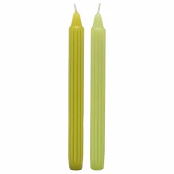 Bougies Olive - Set de 2 | Vert olive