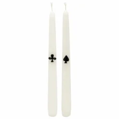 Bougies Play Your Cards - Set de 2 | Noir