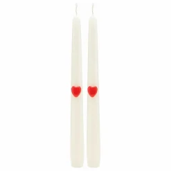 Bougies Romance - Set de 2 | Rouge