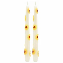 Bougies Sunflower - Set de 2 | Jaune