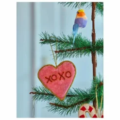 Boule de Noël Cœur Xoxo | Rose