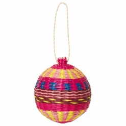 Boule de noël Jipi en rotin