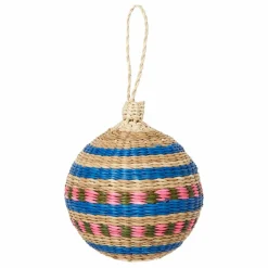 Boule de noël Jipi en rotin