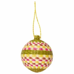 Boule de noël Jipi en rotin