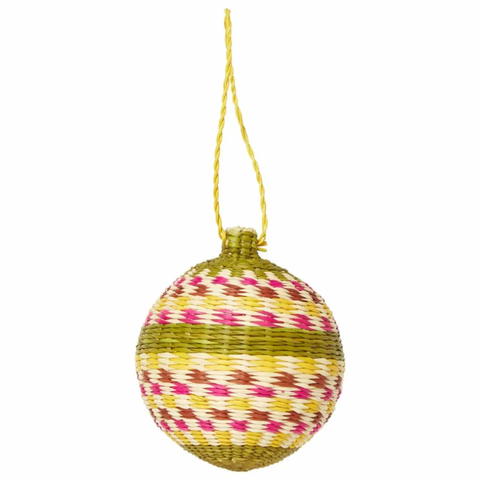 Boule de noël Jipi en rotin