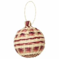 Boule de noël Jipi en rotin
