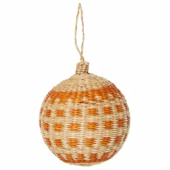 Boule de noël Jipi en rotin