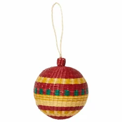 Boule de noël Jipi en rotin