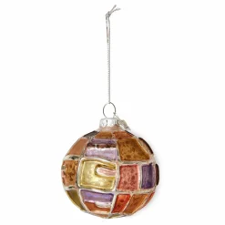 Boule de Noël ronde en verre