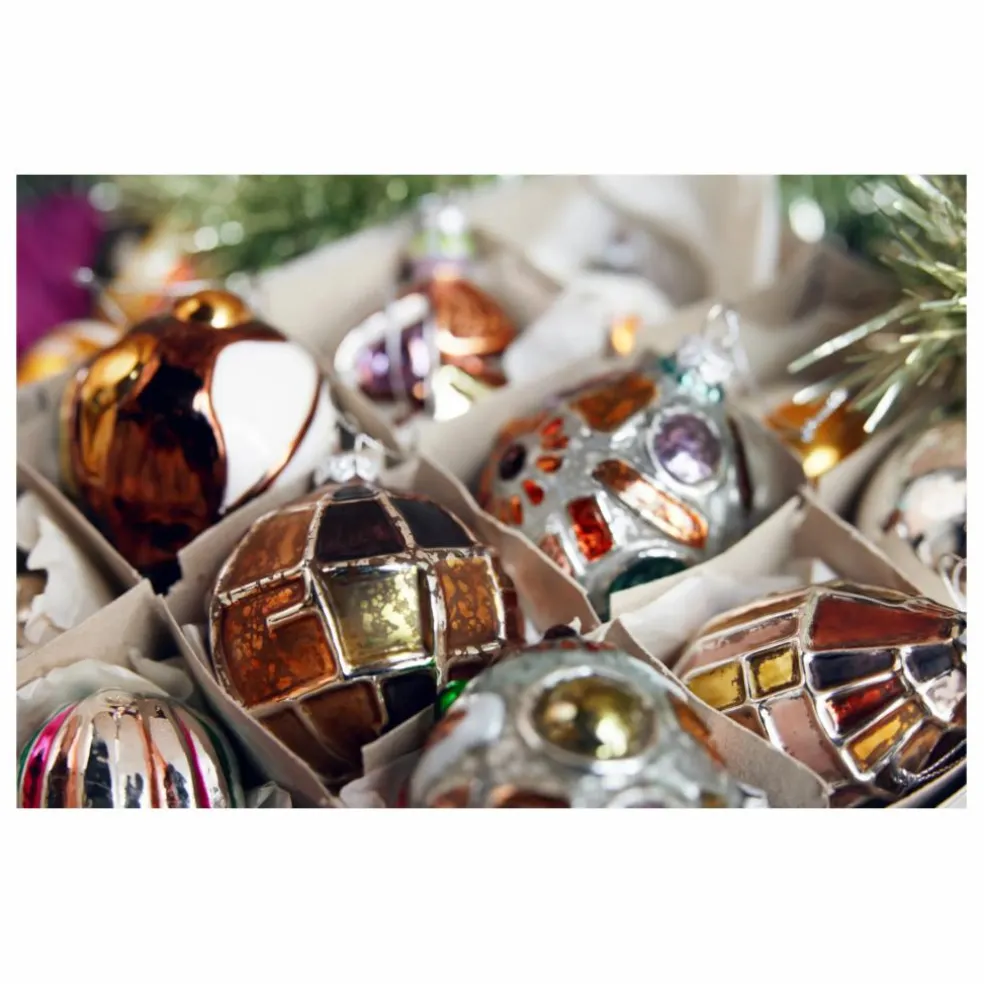 Boule de Noël ronde en verre